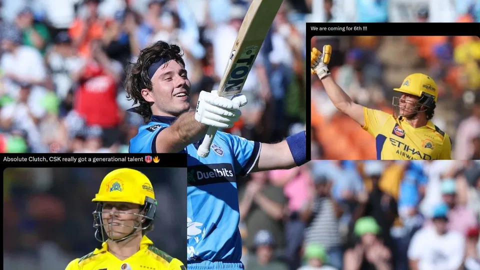 “CSK got a generational talent”: Netizens hail Dewald Brevis after sensational ton in SA20 final